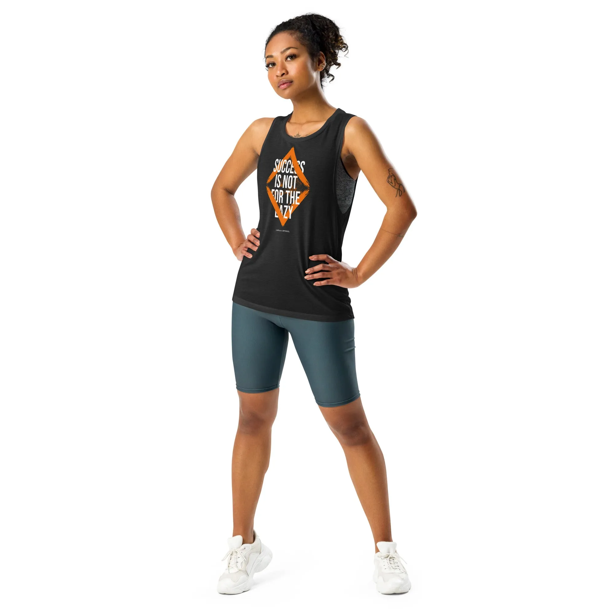 Success vs Lazy Ladies’ Muscle Tank