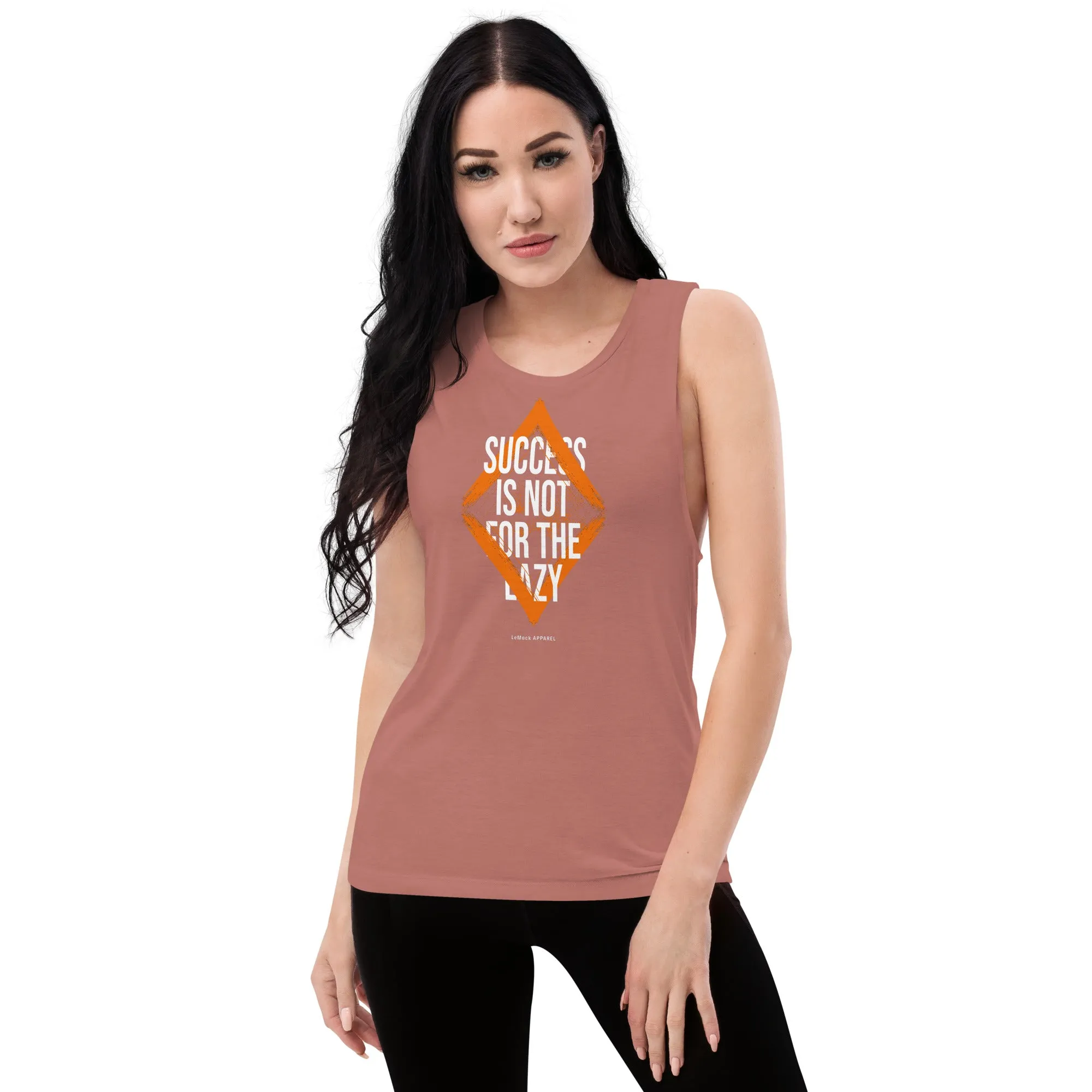 Success vs Lazy Ladies’ Muscle Tank