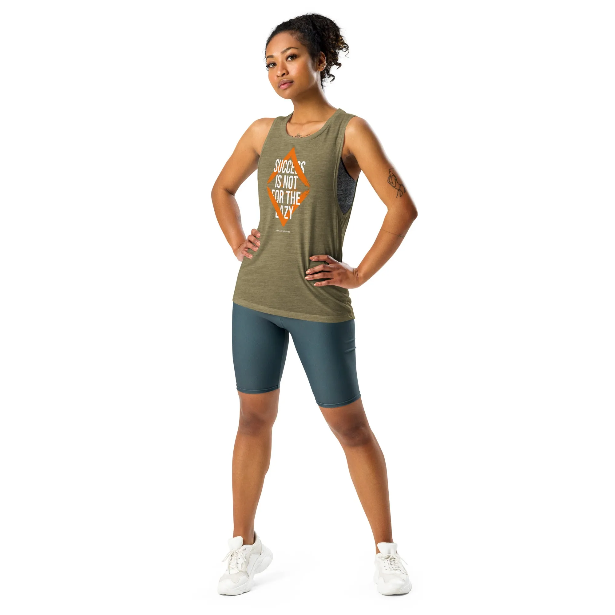 Success vs Lazy Ladies’ Muscle Tank