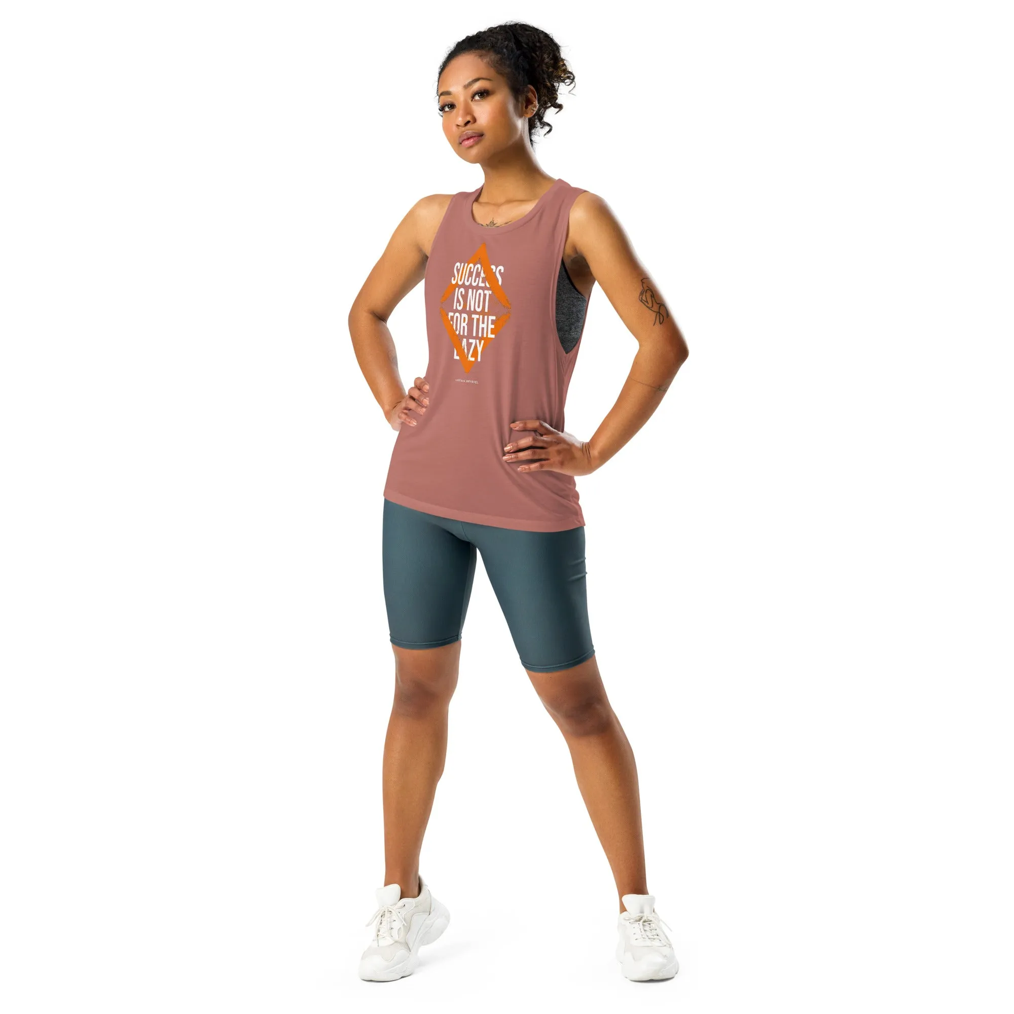 Success vs Lazy Ladies’ Muscle Tank