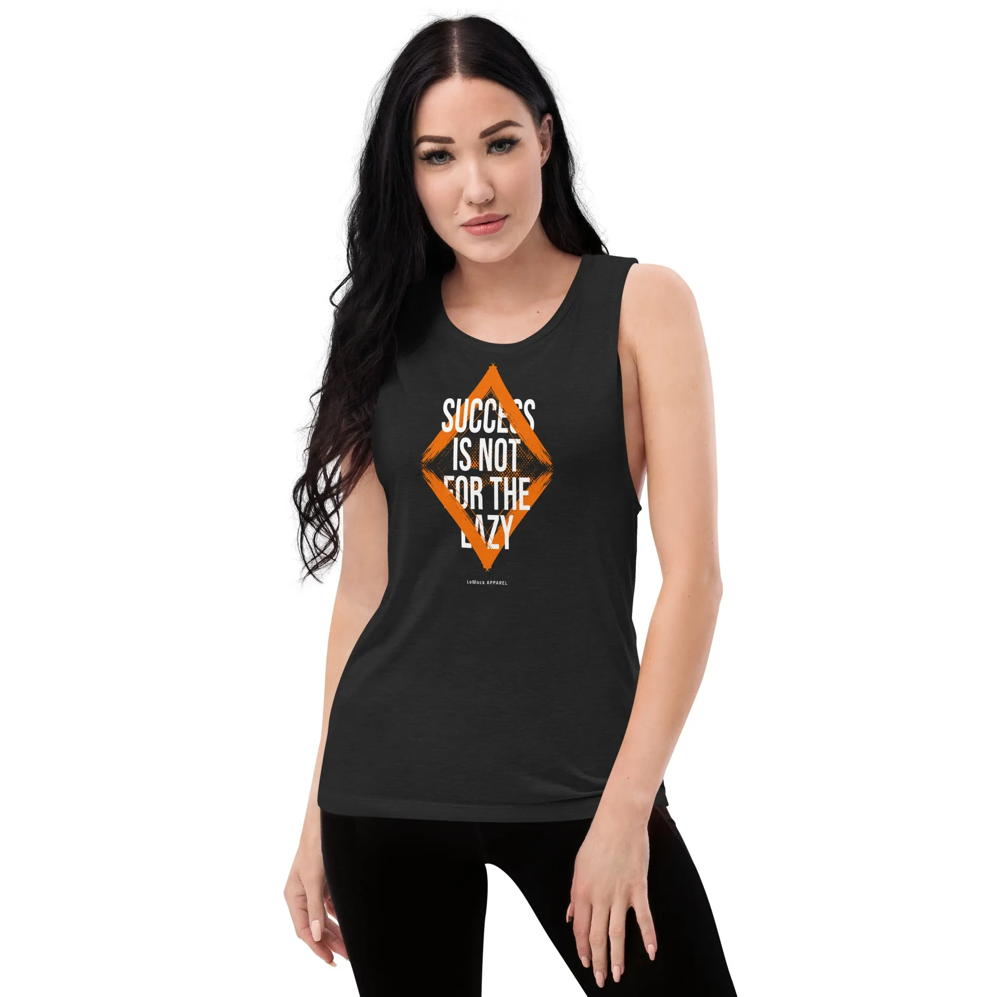 Success vs Lazy Ladies’ Muscle Tank