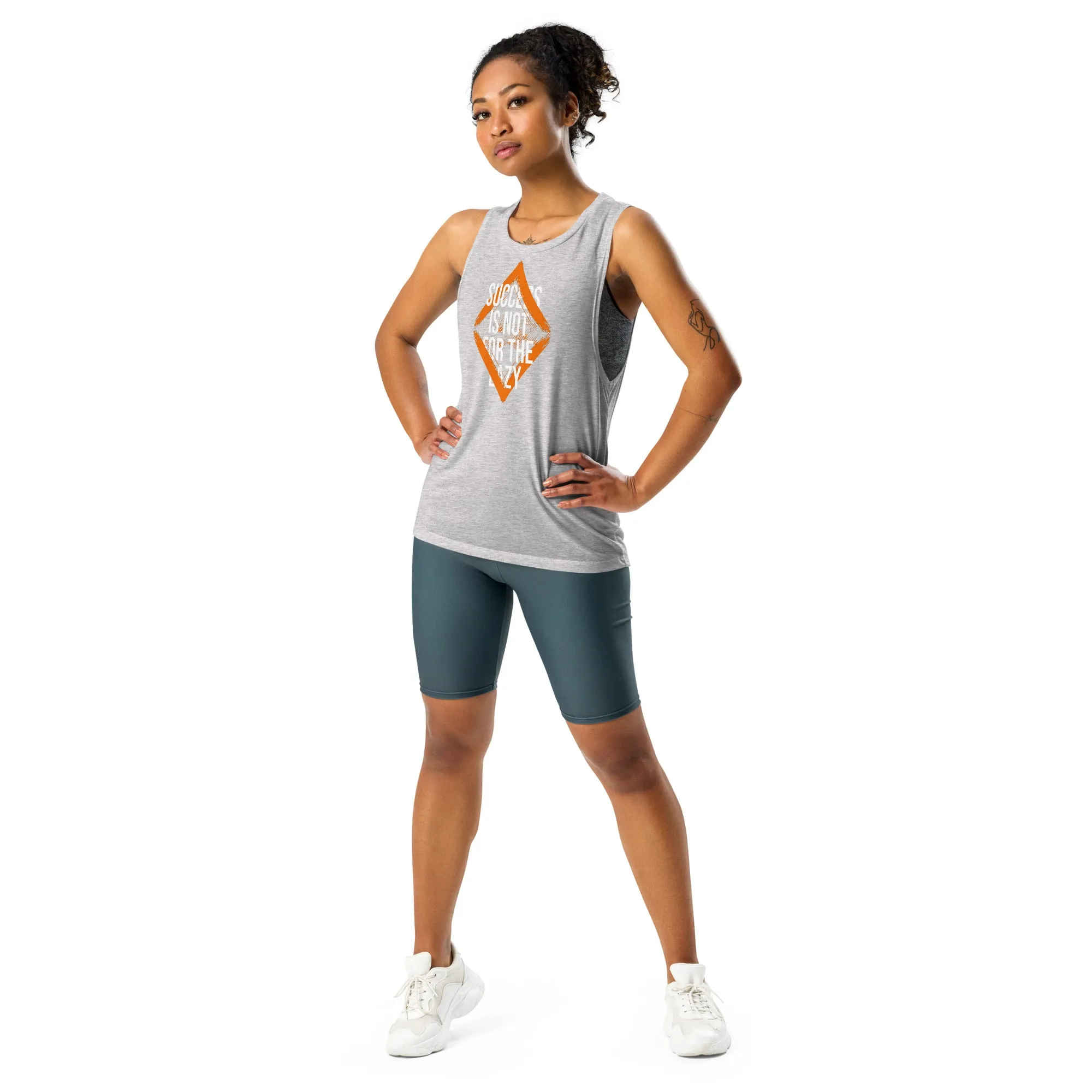 Success vs Lazy Ladies’ Muscle Tank