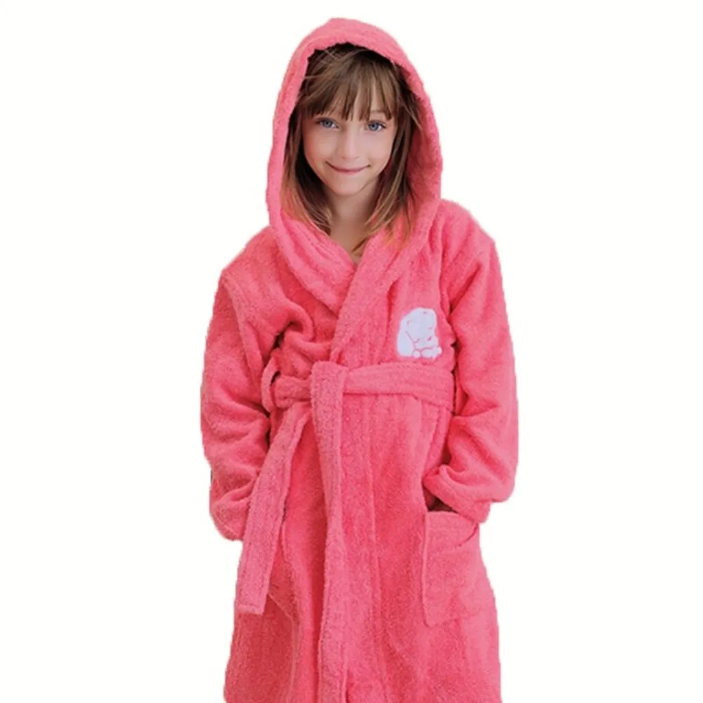 Summer Bath Robe Kids Bathrobes for Boys Girls Pyjamas Towel Fleece Hooded Bebe Beach Sleepwear Children Clothes Winter Summer