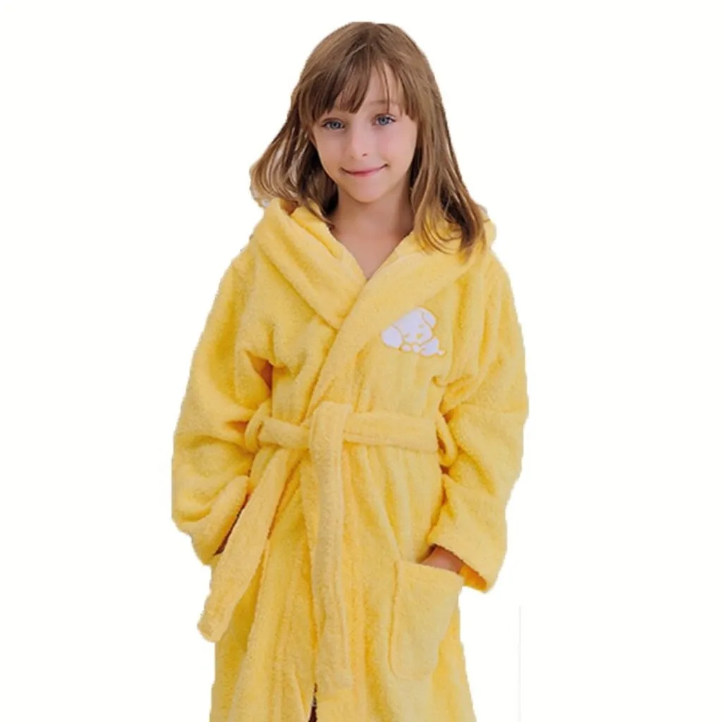 Summer Bath Robe Kids Bathrobes for Boys Girls Pyjamas Towel Fleece Hooded Bebe Beach Sleepwear Children Clothes Winter Summer