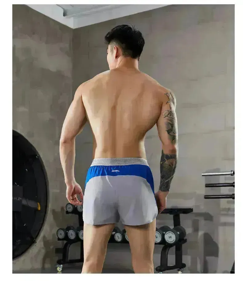 Summer Sports Running Beach Breathable Quick-drying Fitness Boxer Shorts