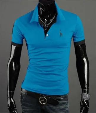 Summer T-shirt Men's Short-sleeved Shirt Popular Fashion Polo Shirt