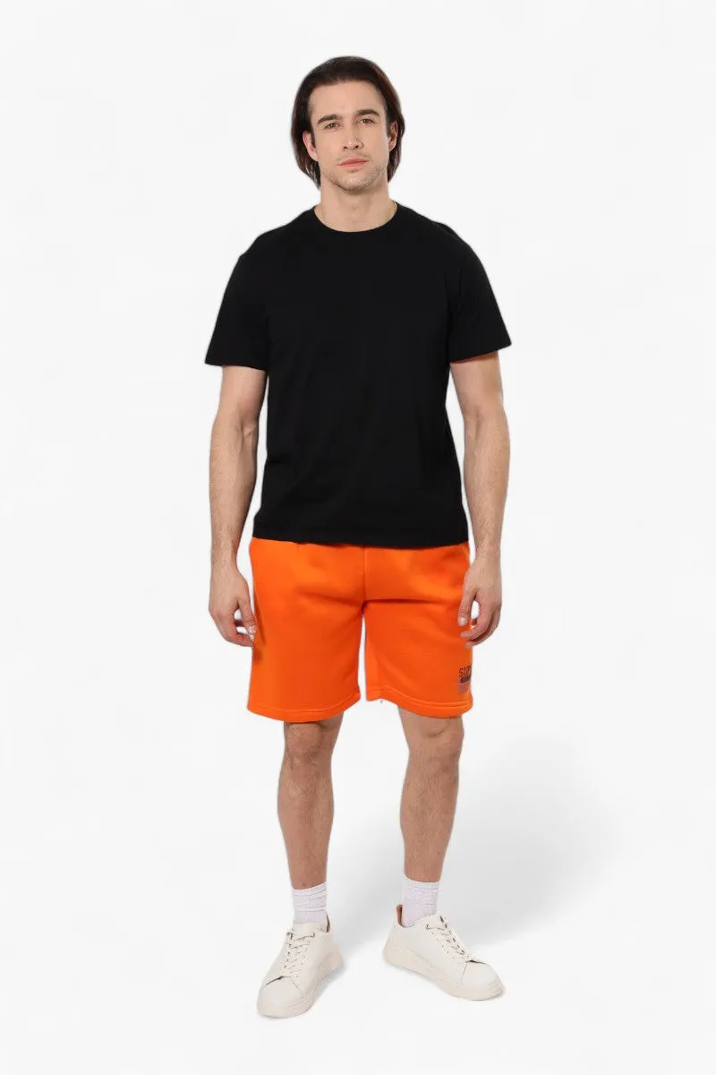 Super Triple Goose Tie Waist Core Shorts - Orange