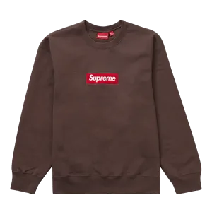 Supreme Box Logo Crewneck 'Brown' (FW22)