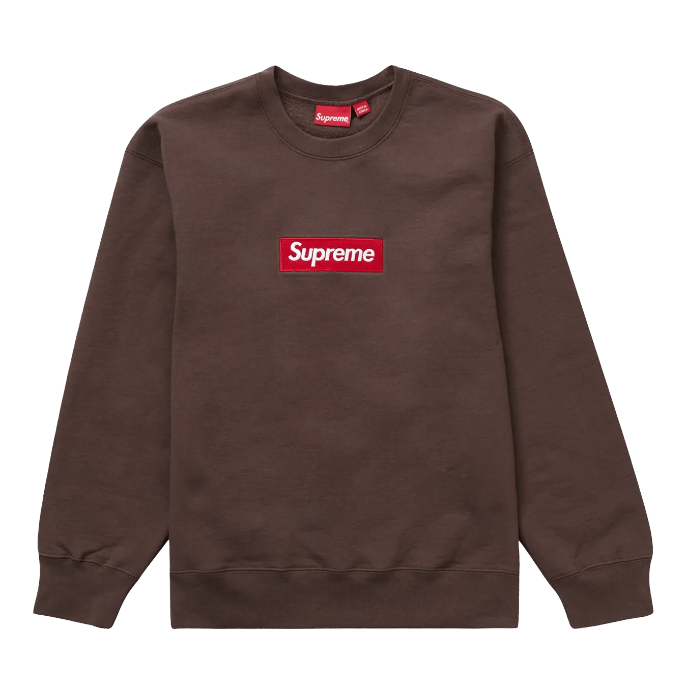 Supreme Box Logo Crewneck 'Brown' (FW22)