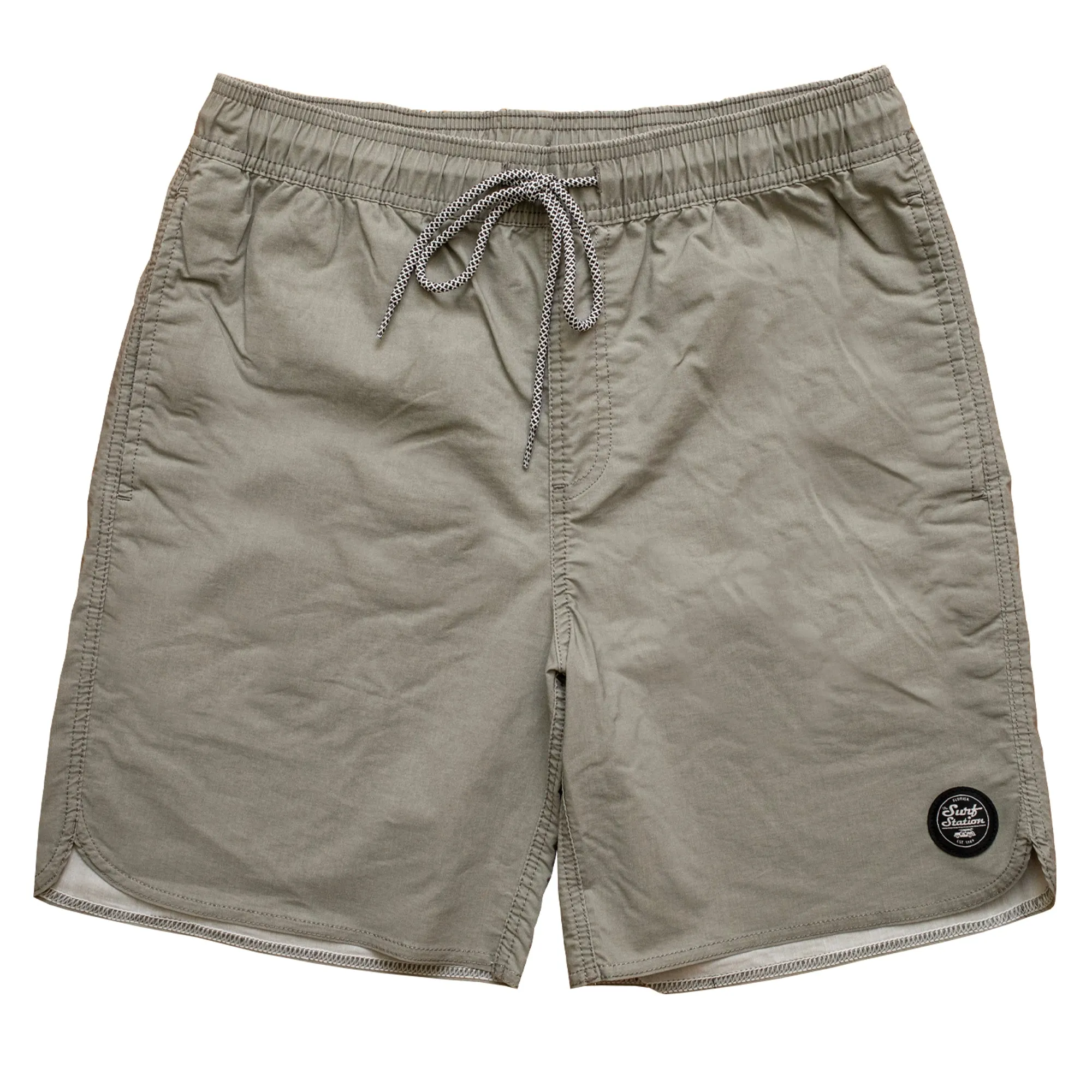 Surf Station Beachin Men's Boardshorts - Olive