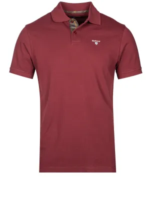 Tartan Pique Polo Ruby Red