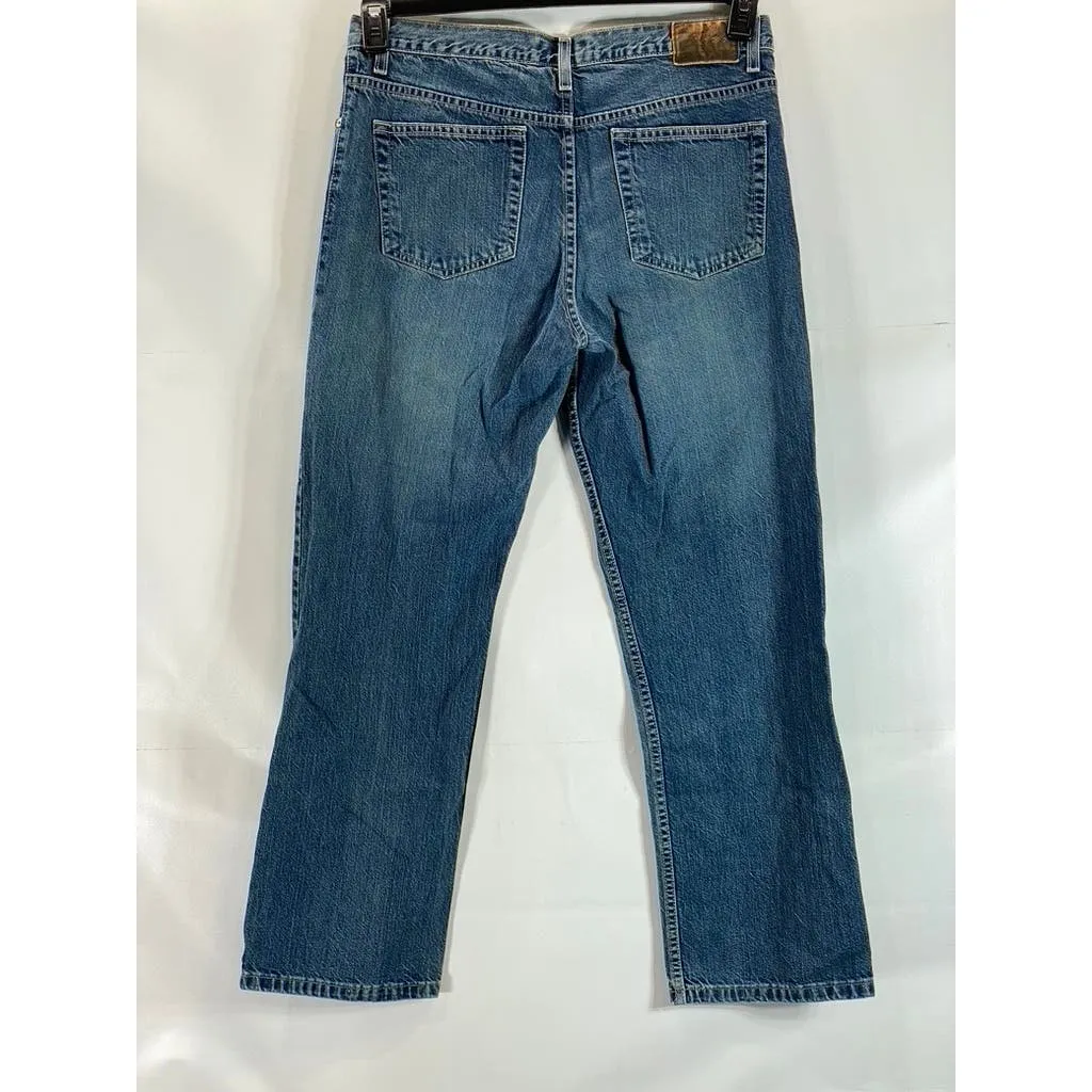 TASSO ELBA Men's Blue Vintage Classic Straight-Leg Five-Pocket Jeans SZ 33X30