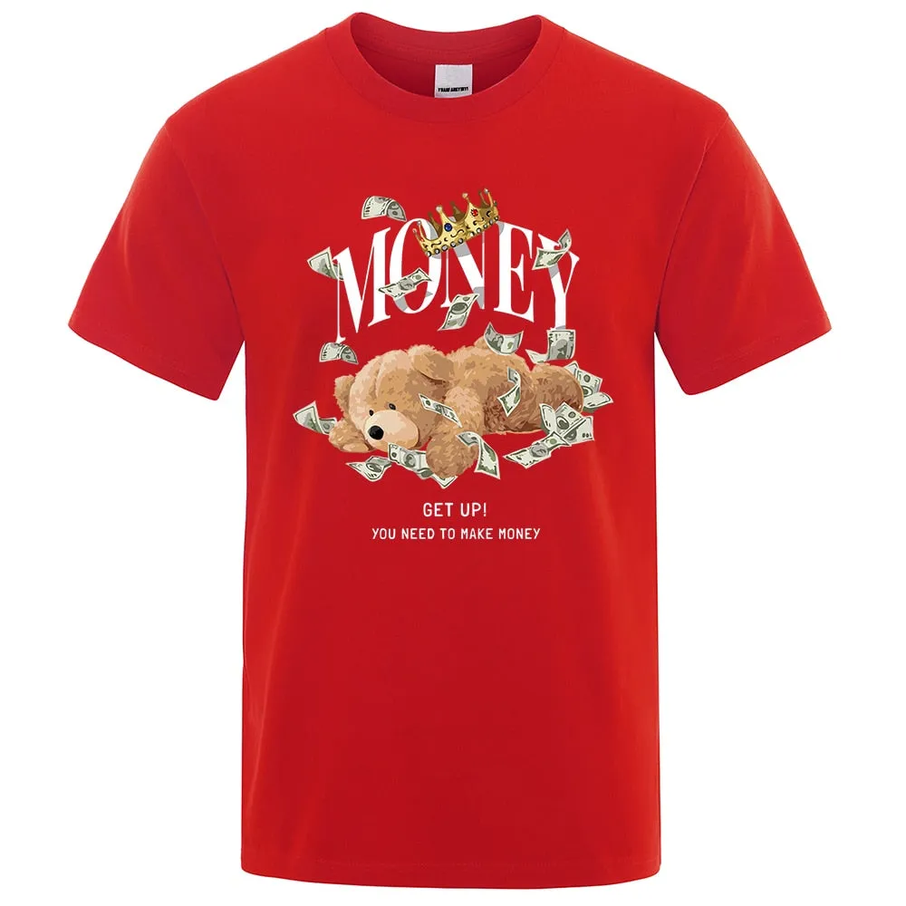 Teddy Bear T Shirt For Men, Quality Brand Tee Shirt.