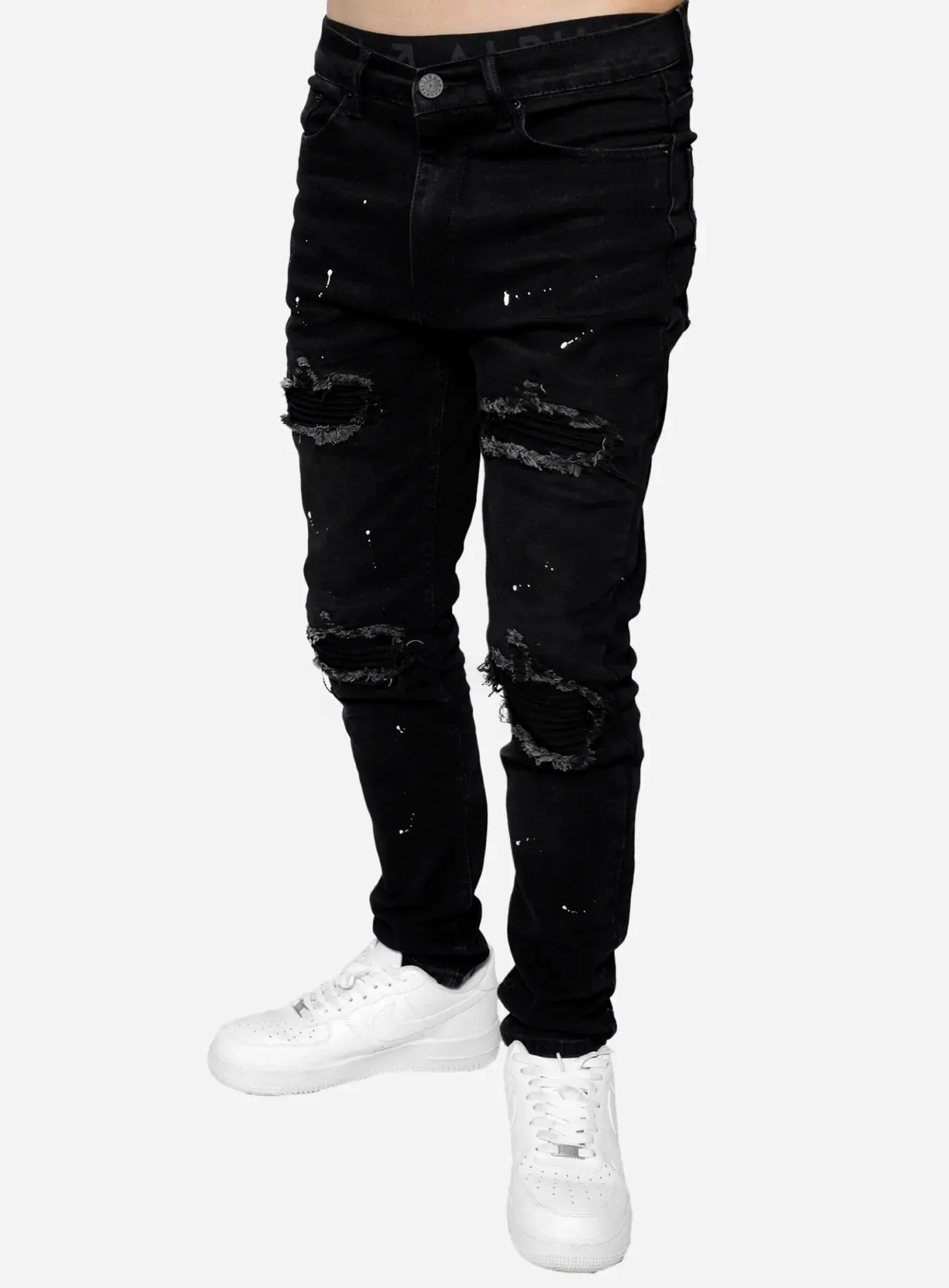 Texas Vintage Holographic Repair Jeans
