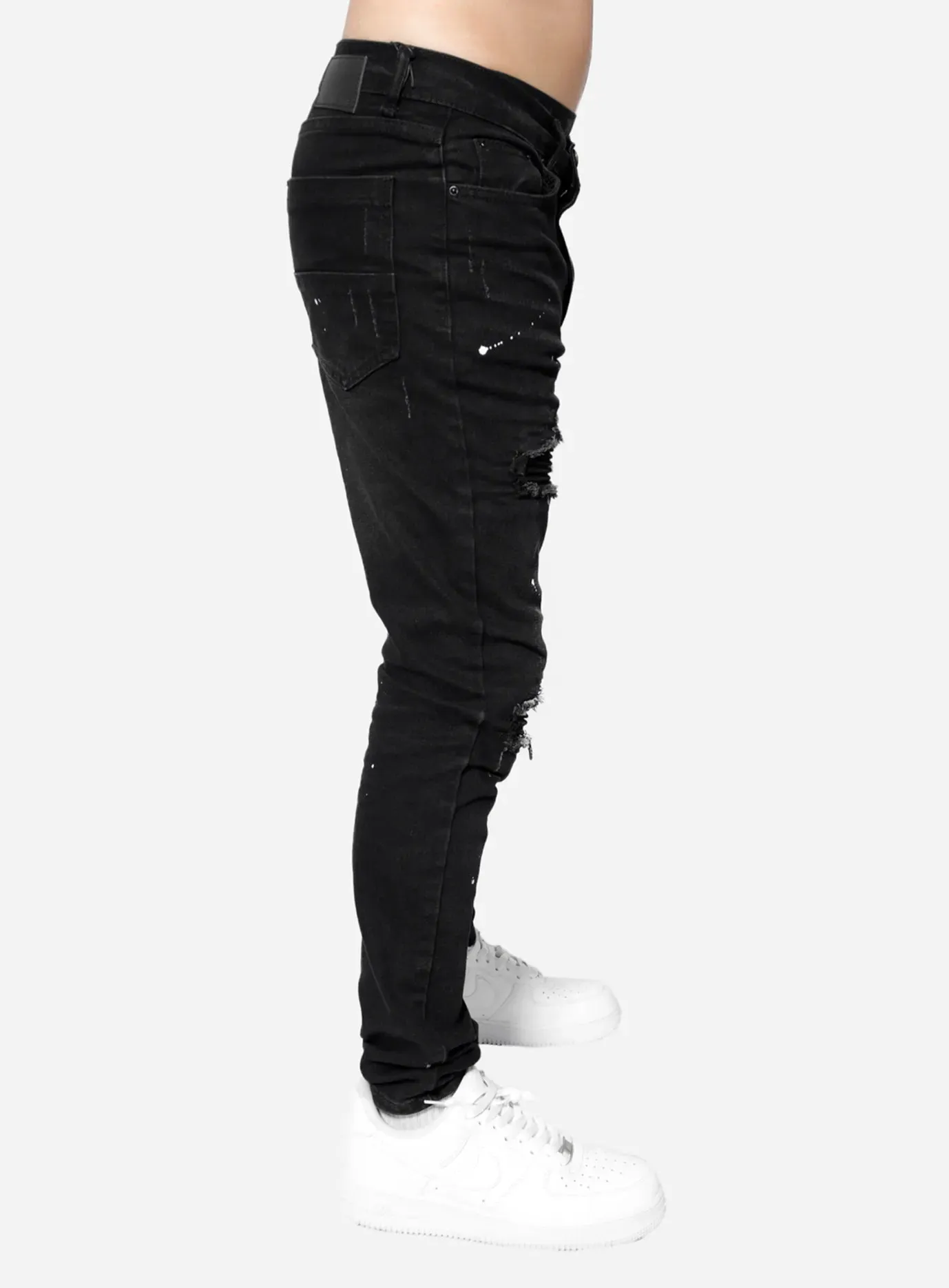 Texas Vintage Holographic Repair Jeans