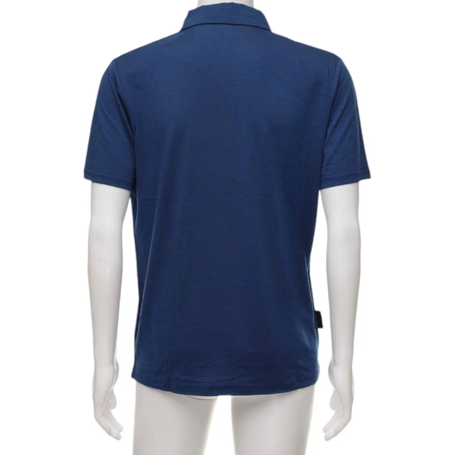 The Merino Polo - Men's Polo Shirt - Navy Blue (Light)