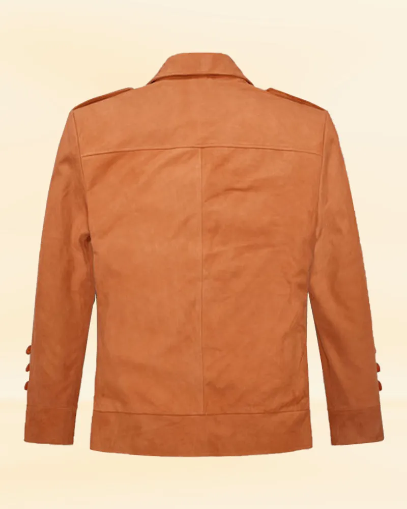 The Pricy Whiskey Color leather jacket