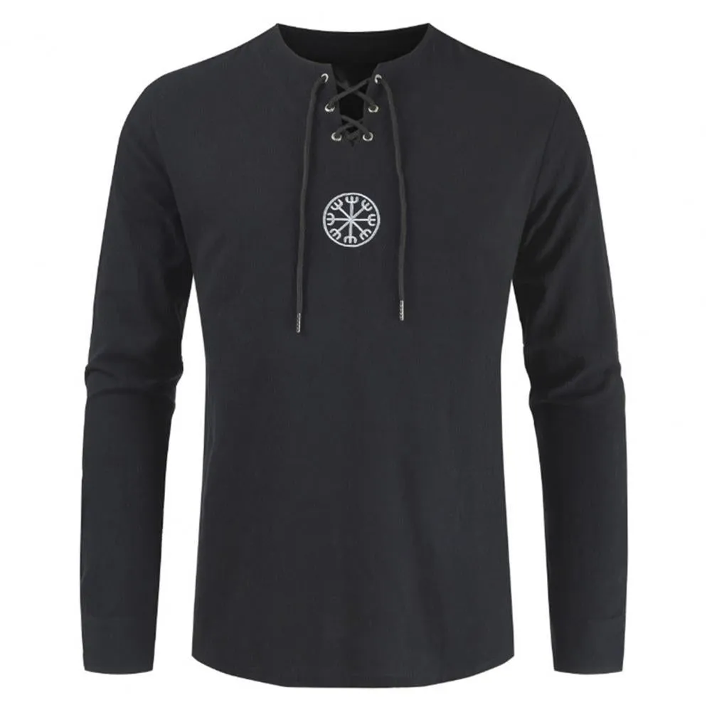 The Schiavone V Neck Long Sleeve Shirt