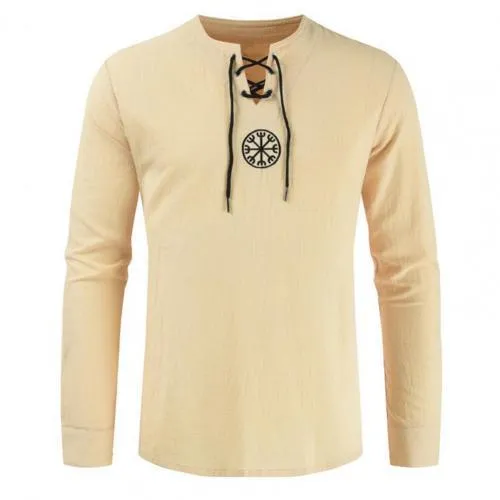 The Schiavone V Neck Long Sleeve Shirt