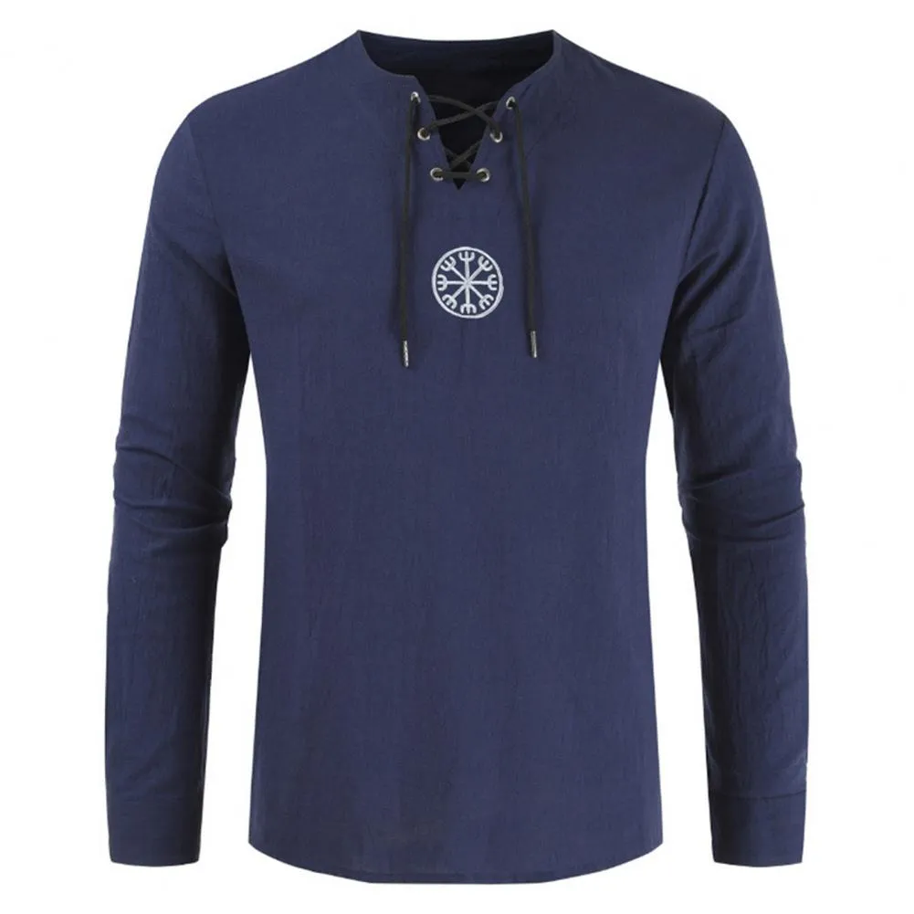The Schiavone V Neck Long Sleeve Shirt