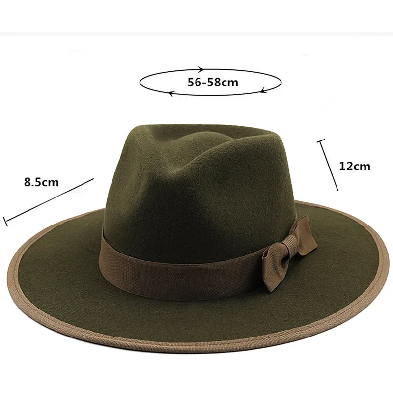 The Volpe Wide Brim Wool Felt Fedora | Popular Male Apparel and Accessories