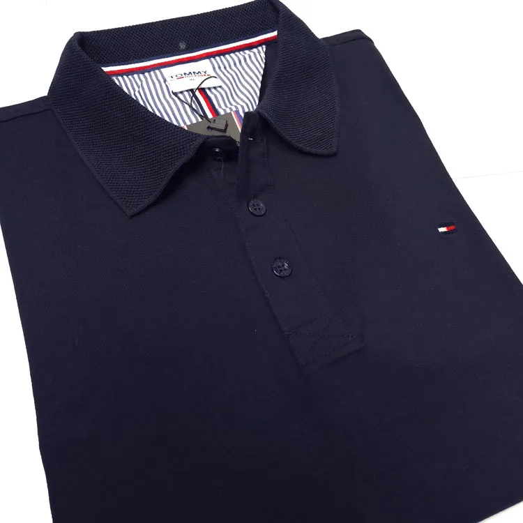 THF designer vogue polo shirt | Navy Blue