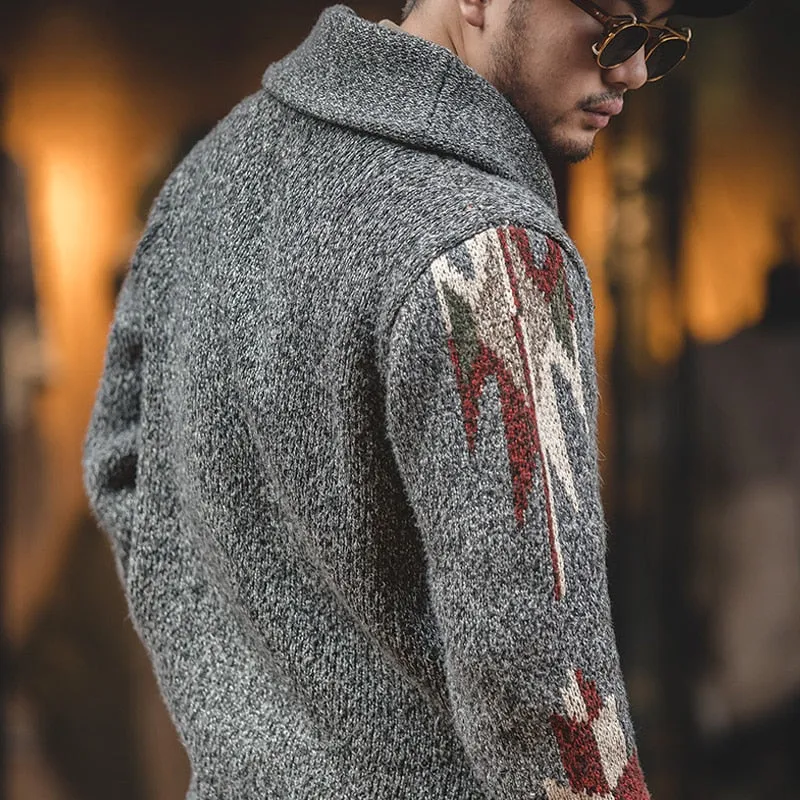 Thick Knit Geometric Sweaters