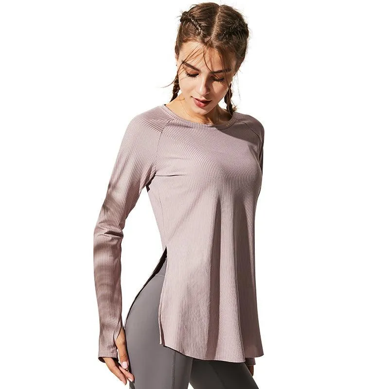 Threaded Long Sleeve Yoga Wear