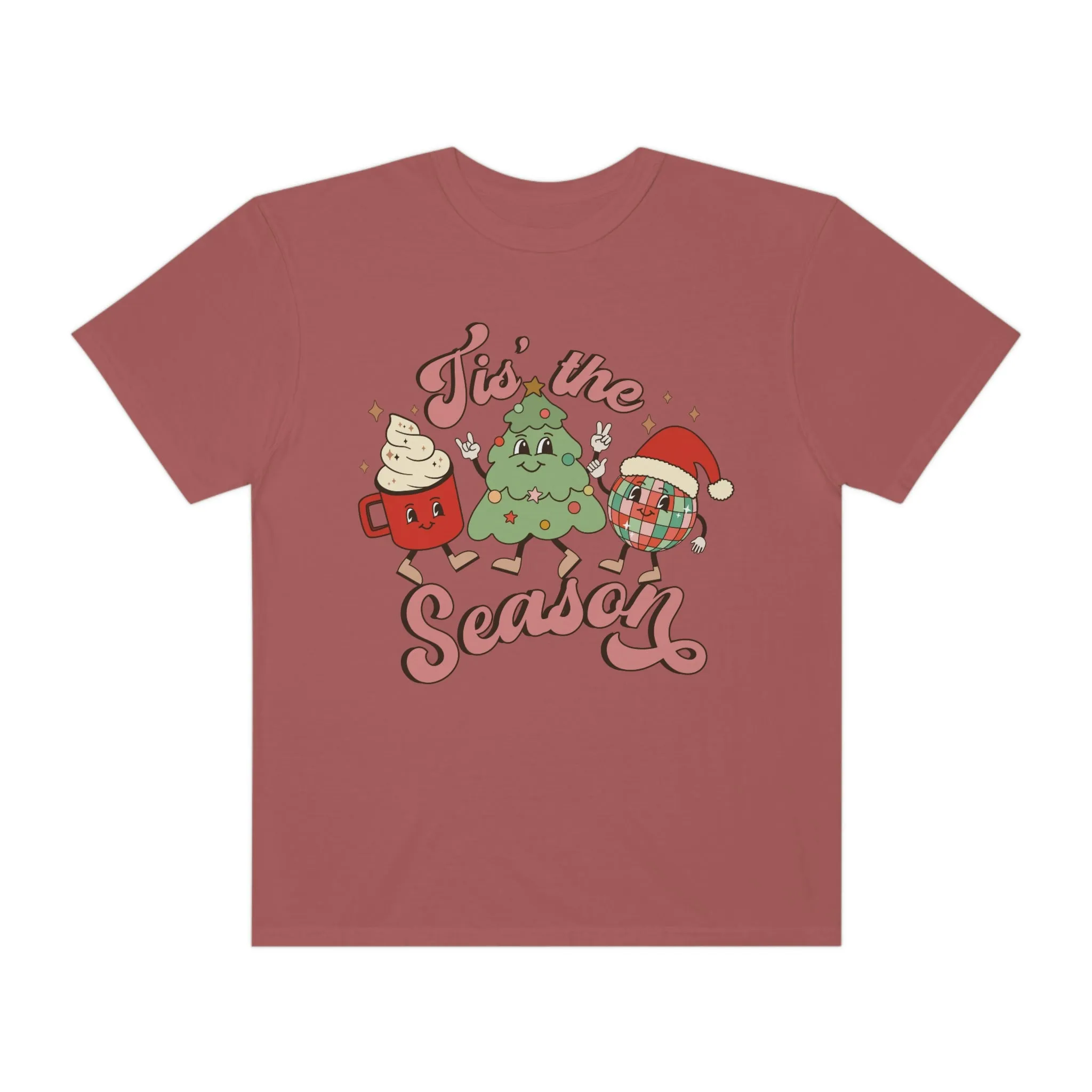 Tis' the Season Christmas Shirt Unisex Garment-Dyed Comfort Colors T-shirt