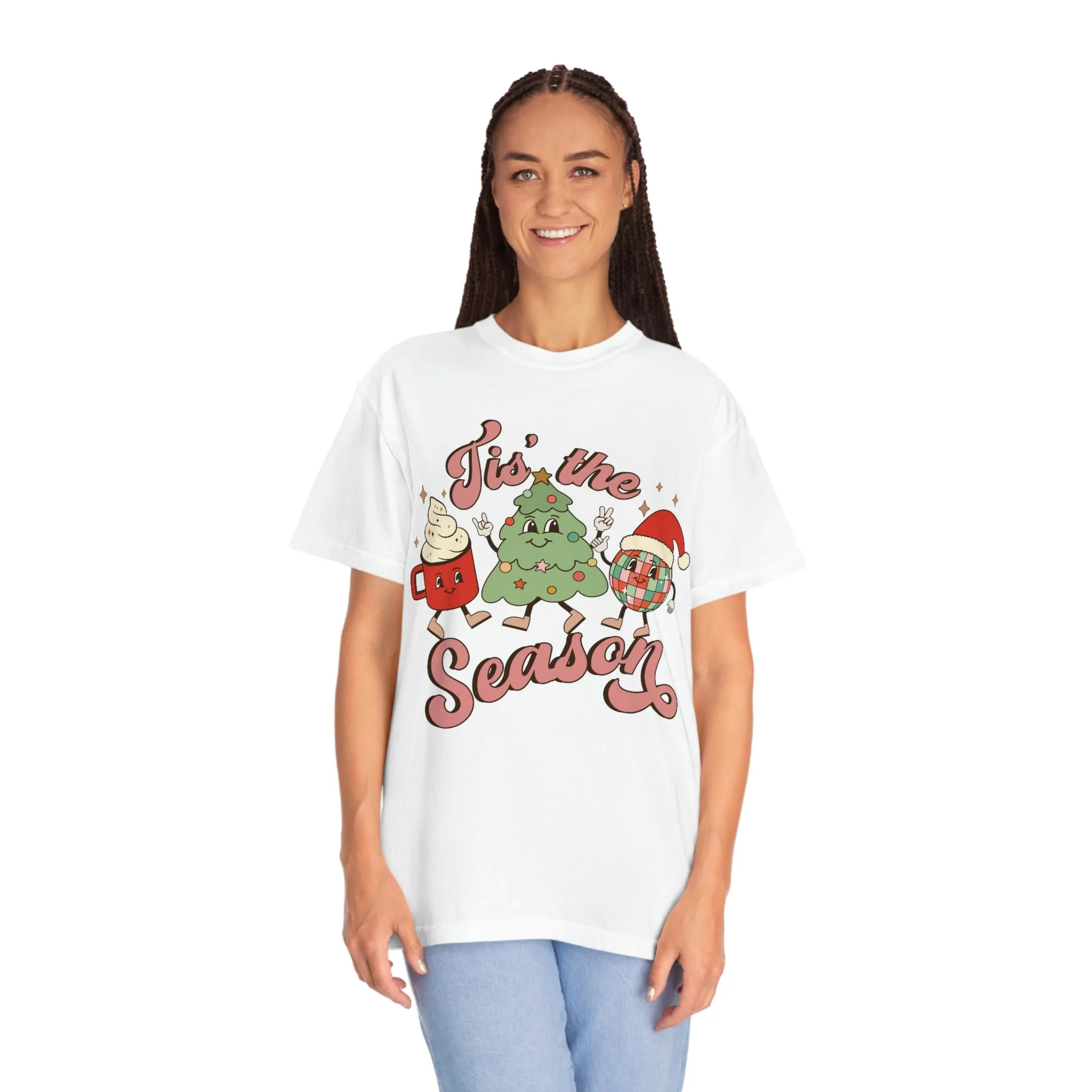 Tis' the Season Christmas Shirt Unisex Garment-Dyed Comfort Colors T-shirt