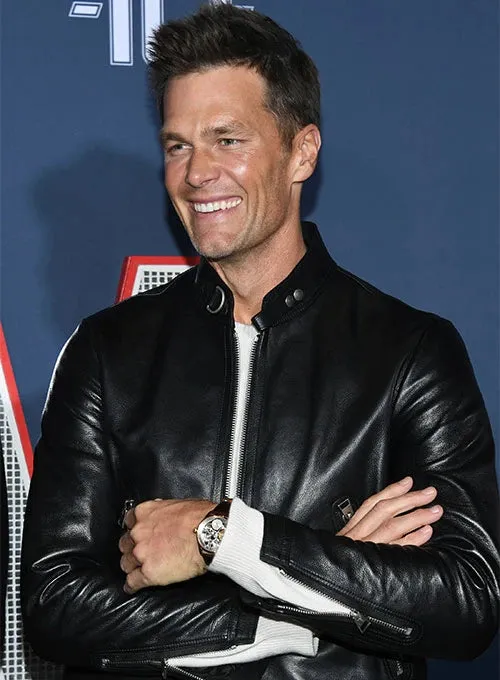 TOM BRADY LEATHER JACKET