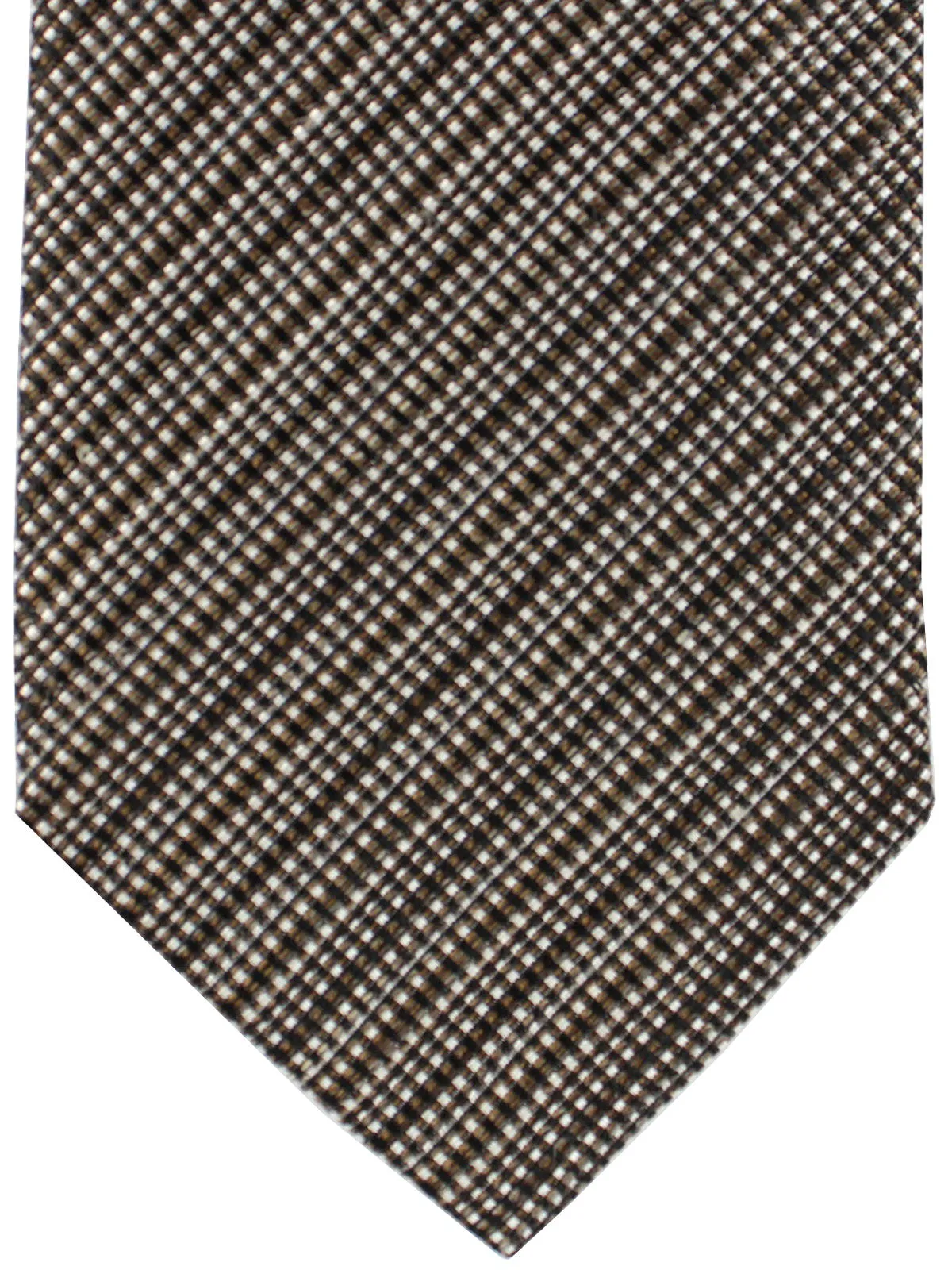 Tom Ford Tie Brown Silver Stripes SALE