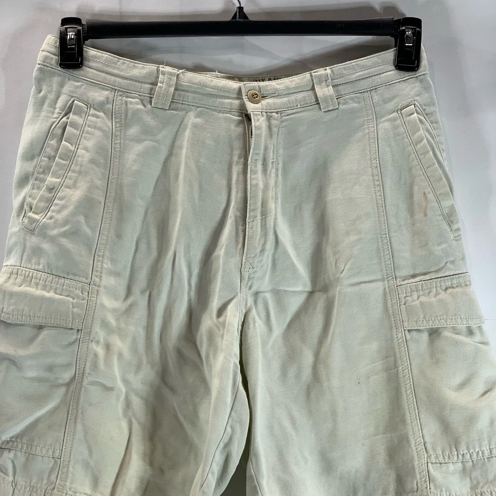 TOMMY BAHAMA RELAX Men's Beige Regular-Fit Cargo Shorts SZ 34