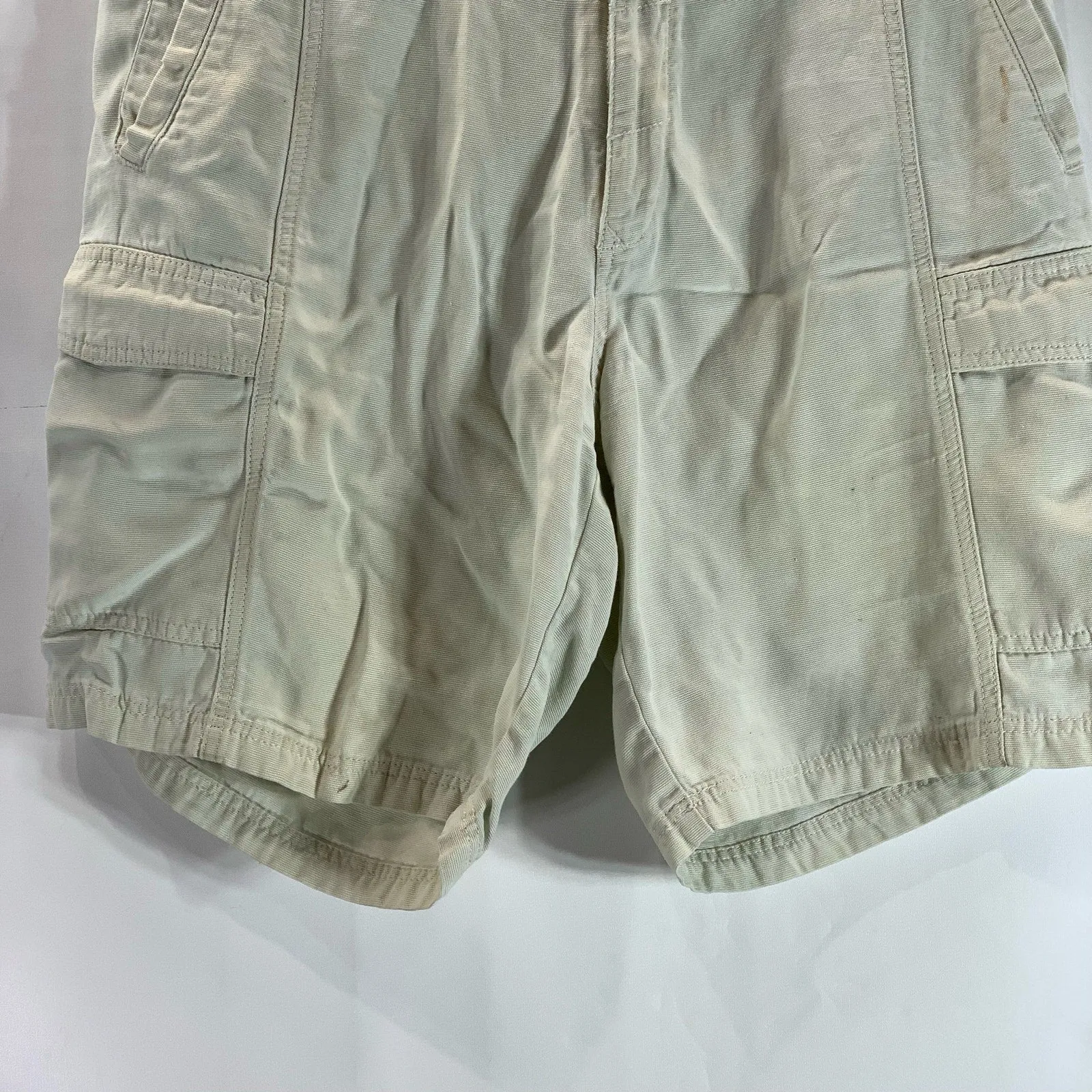 TOMMY BAHAMA RELAX Men's Beige Regular-Fit Cargo Shorts SZ 34