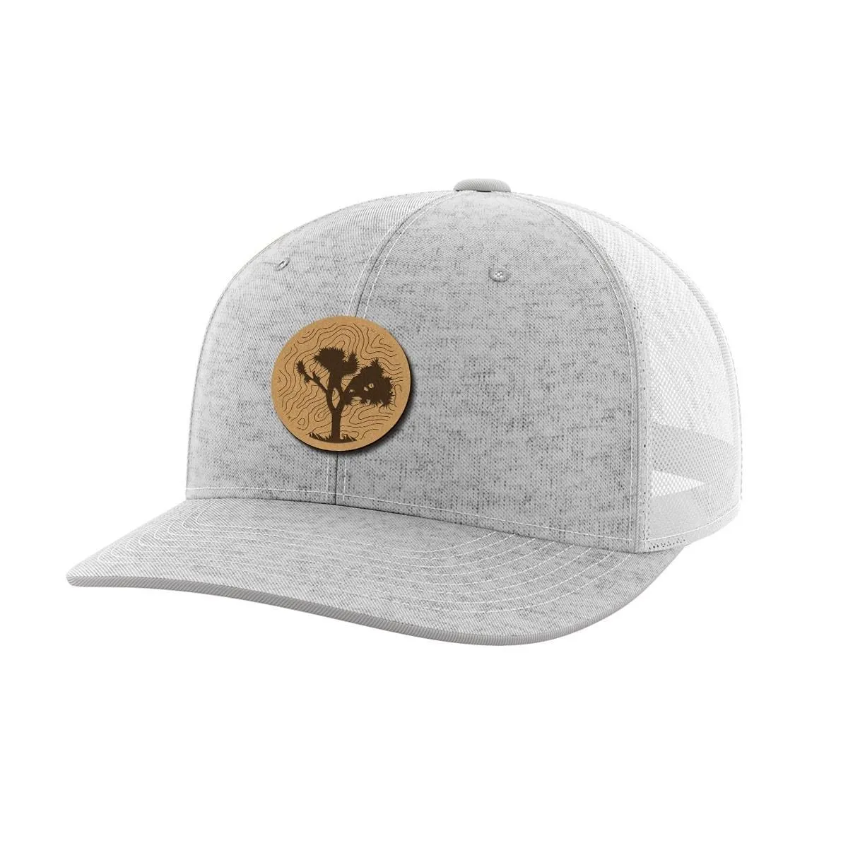 Topo Tree Leather Patch Hat