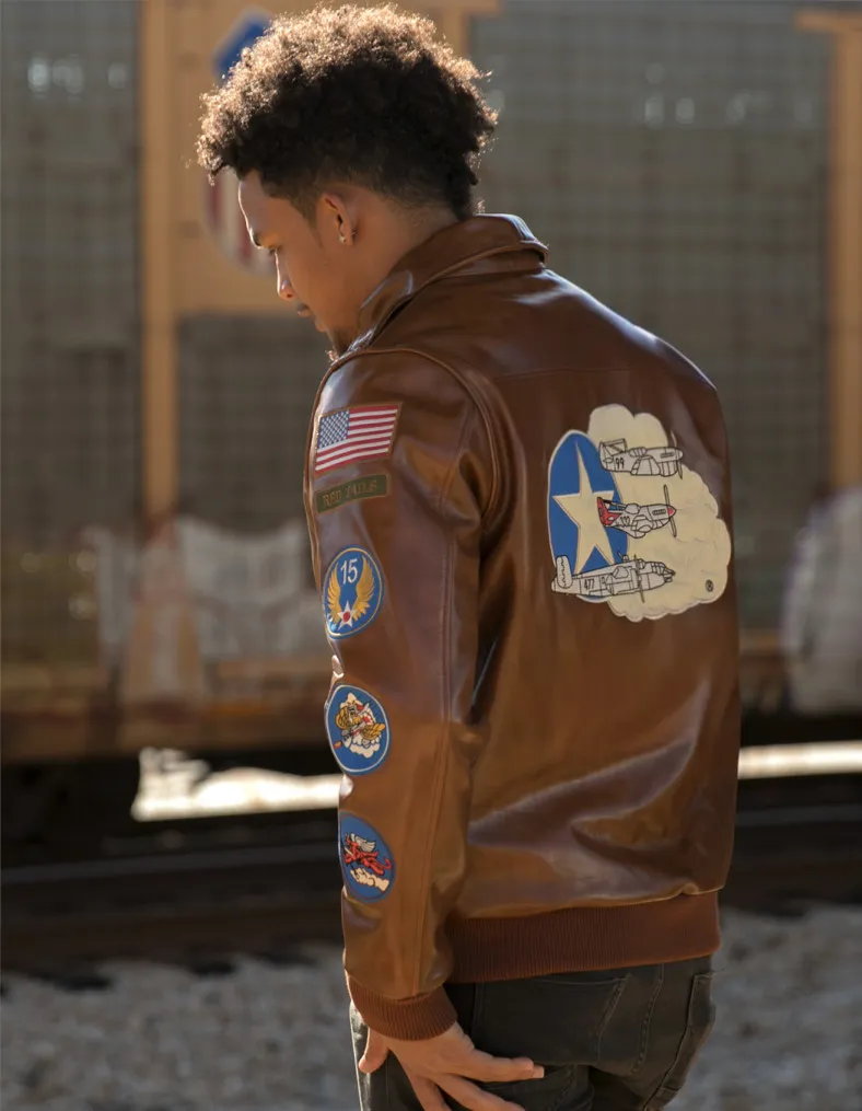 TUSKEGEE AIRMEN LEATHER JACKET