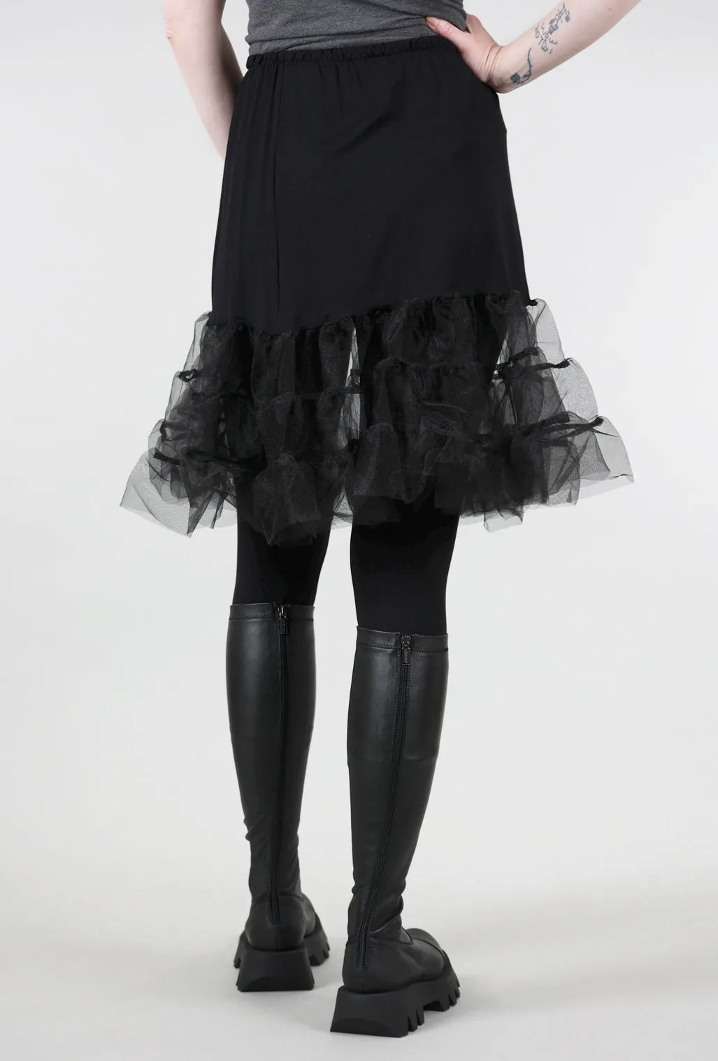 Tutu Layer Skirt, Black