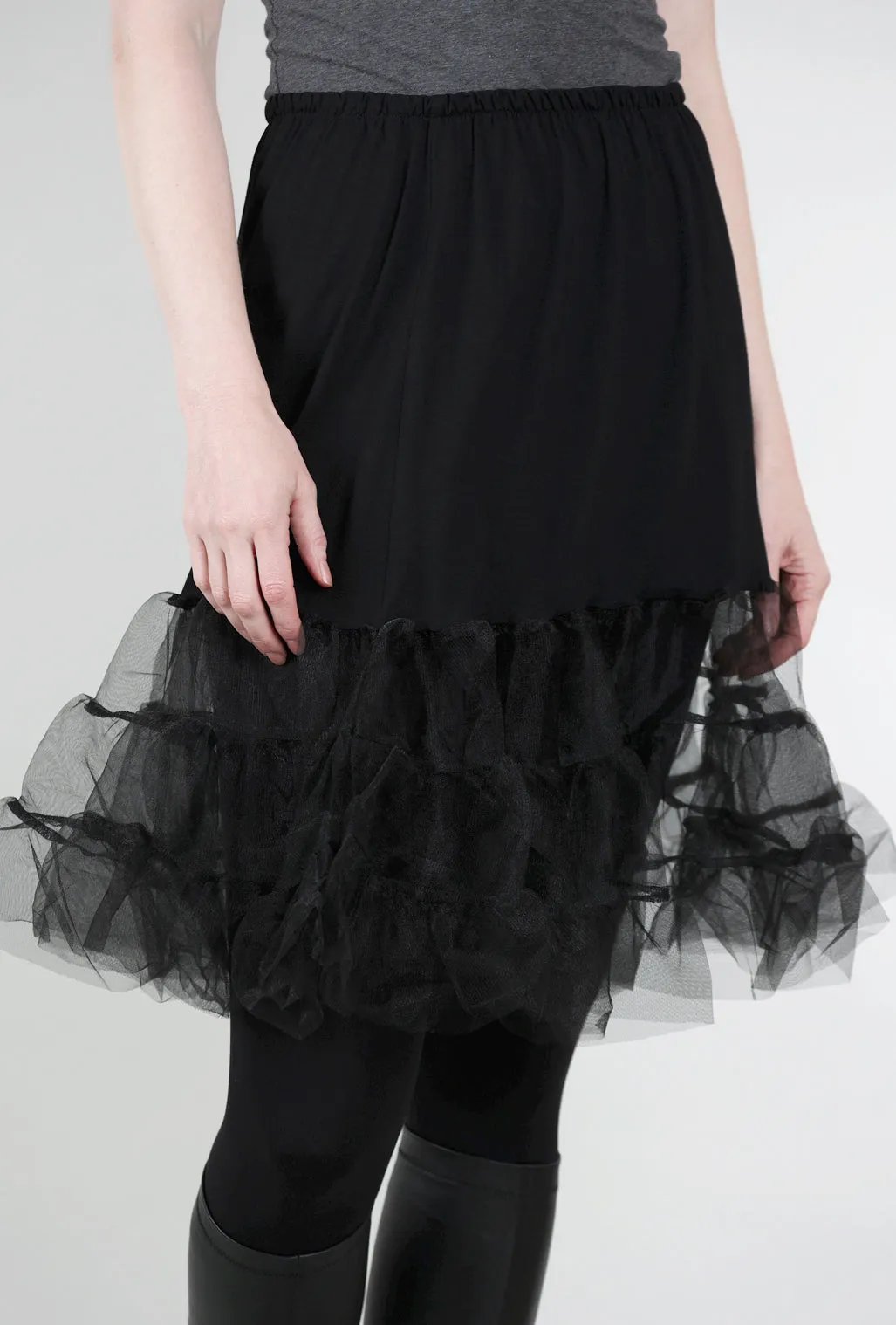 Tutu Layer Skirt, Black