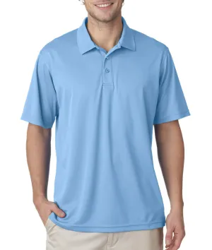 ultraclub men's cool & dry mesh pique polo - columbia blue (6xl)