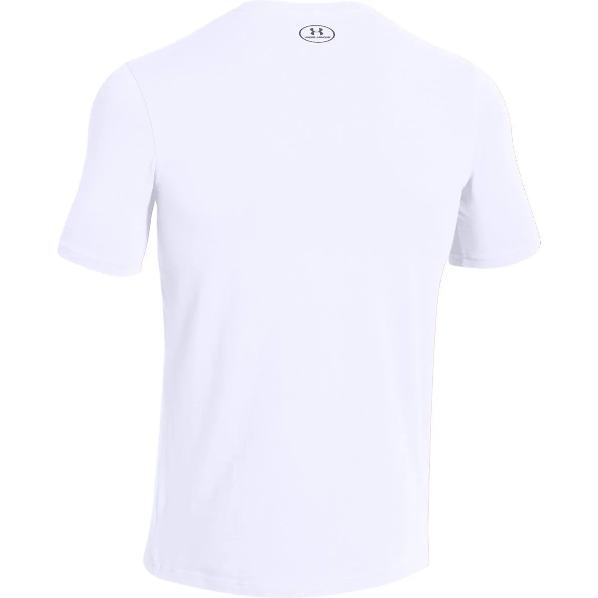 Under Armour Men's White Charged Cotton Sportstyle T-Shirt