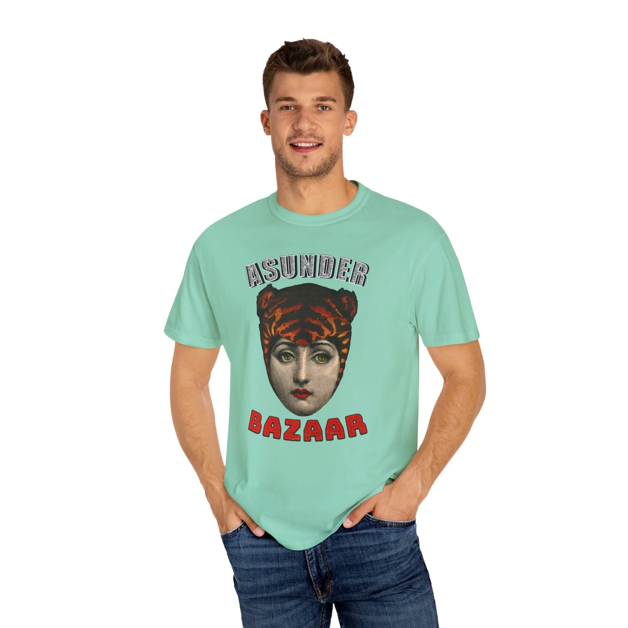 Unisex Asunder Bazaar Garment-Dyed Logo Tee