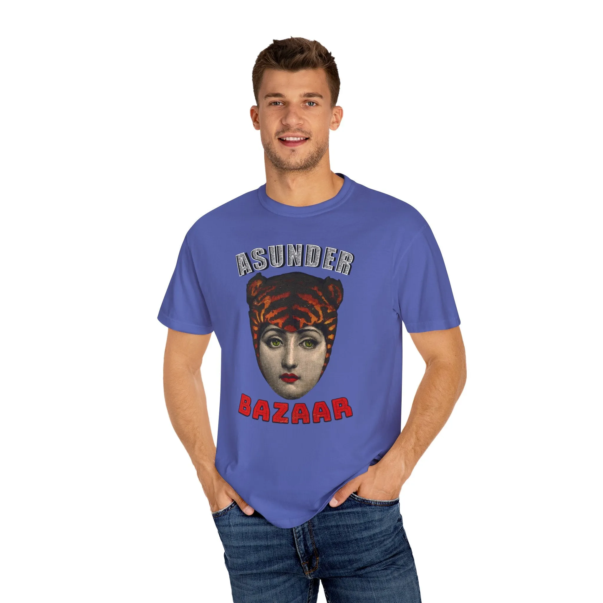 Unisex Asunder Bazaar Garment-Dyed Logo Tee