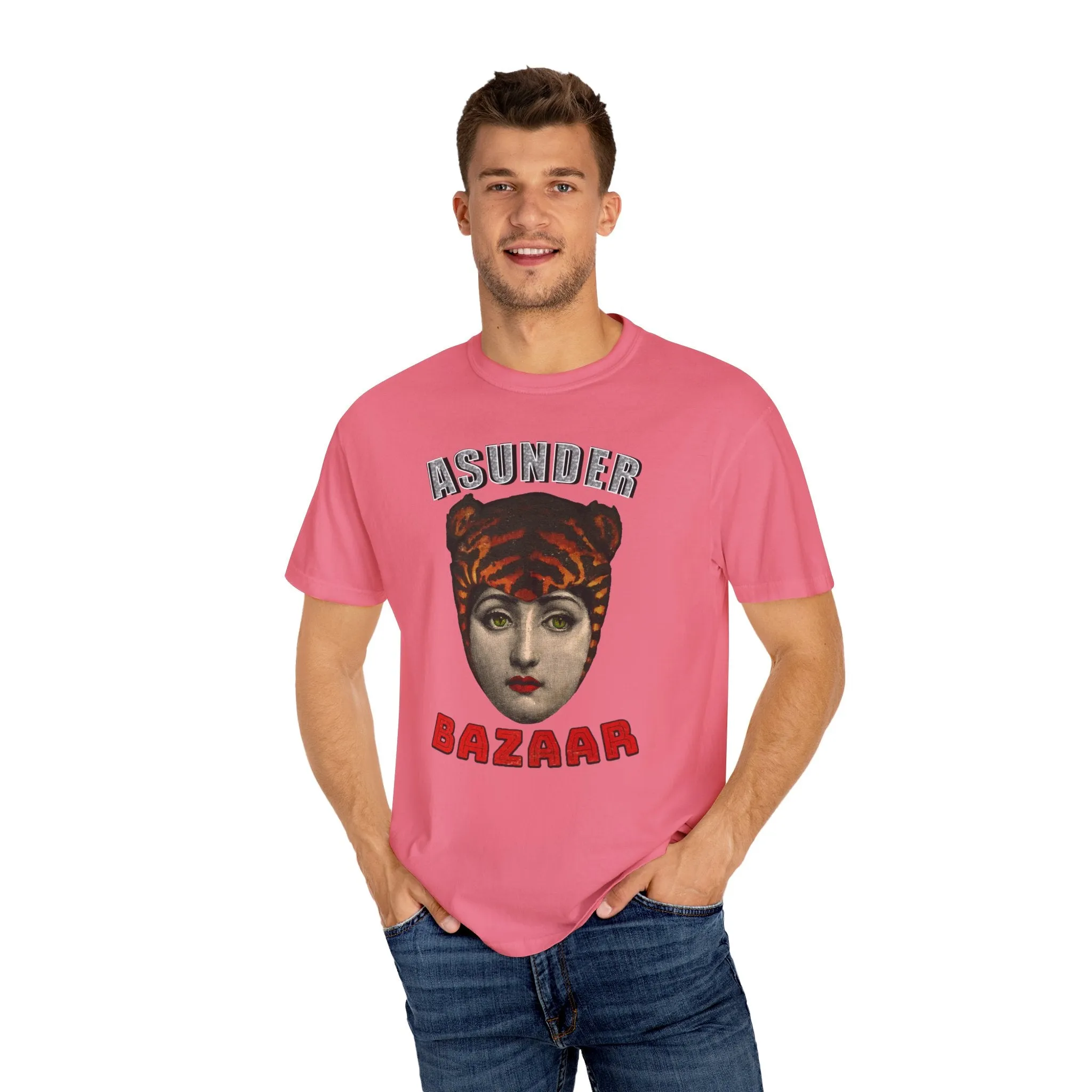 Unisex Asunder Bazaar Garment-Dyed Logo Tee