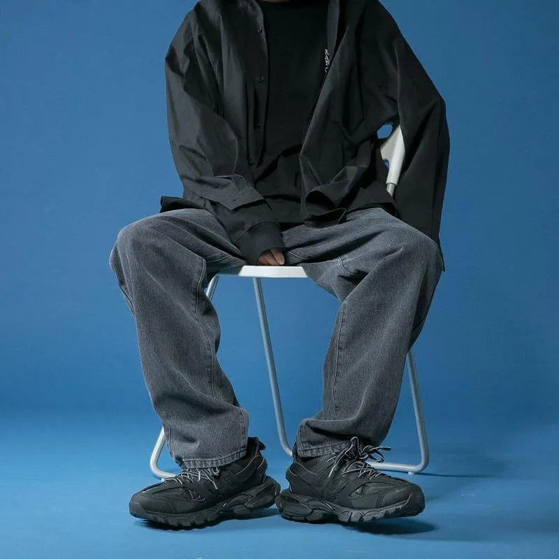Unisex Baggy Korean Jeans