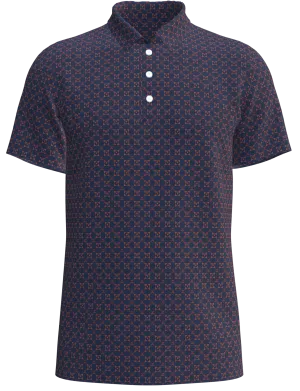 University of Virginia Print Men's Golf Shirt - UVA2B