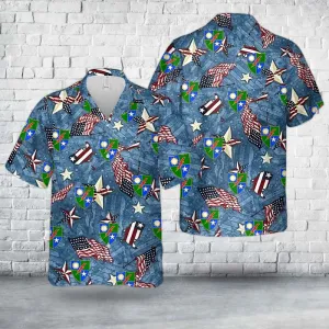 US Army 75th Ranger Regiment, 4th Of July Hawaiian Shirt for men and women