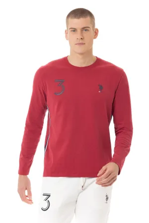 US POLO MENS LONG-SLEEVE COTTON SHIRT