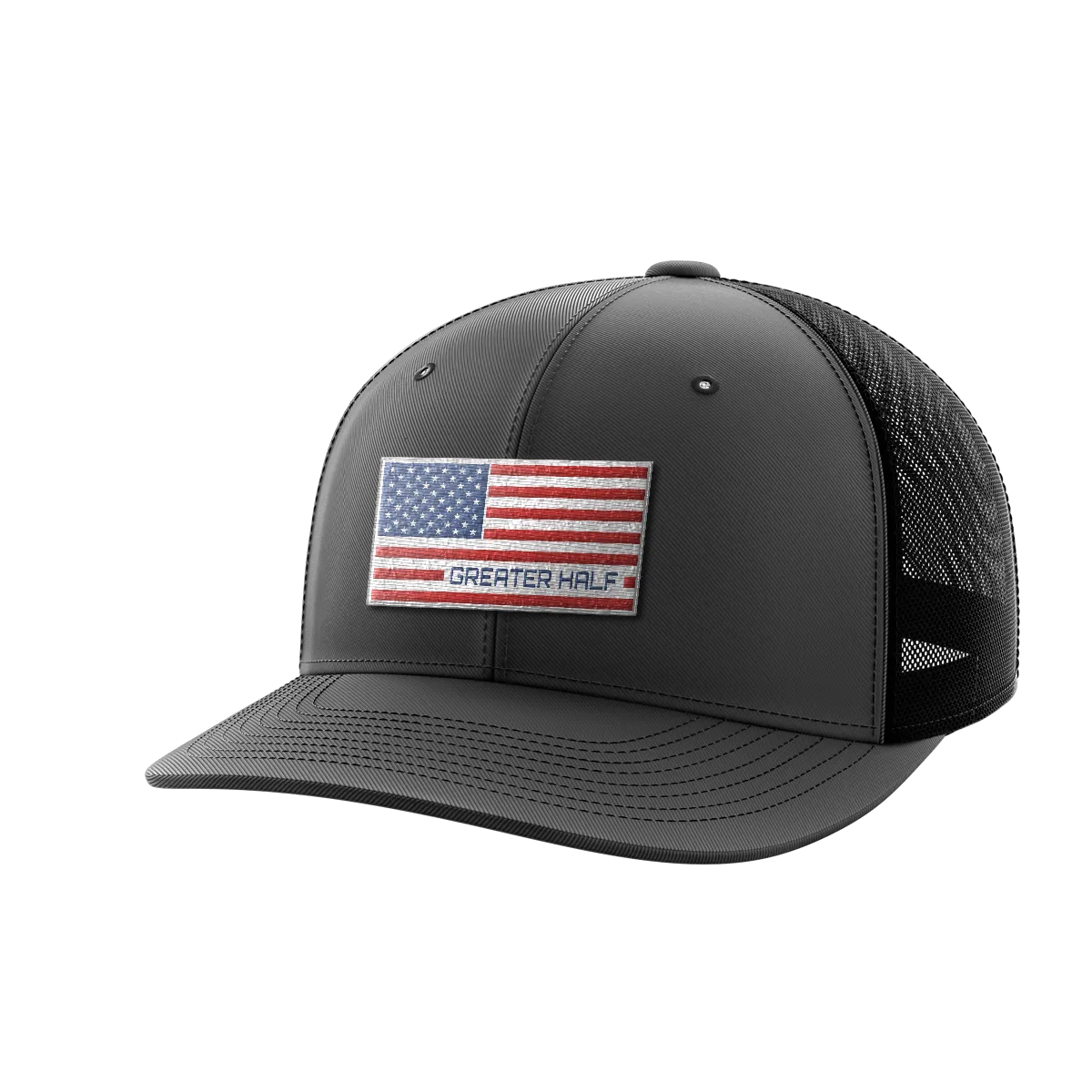 USA Flag Woven Patch Hat