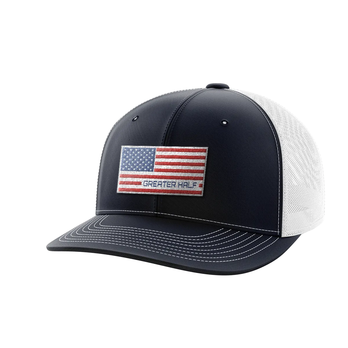 USA Flag Woven Patch Hat