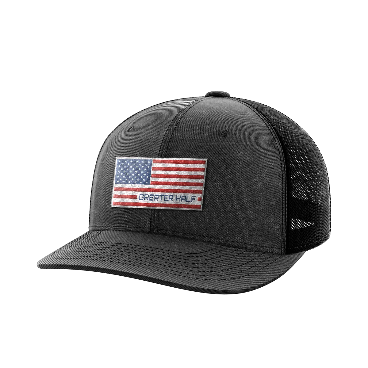 USA Flag Woven Patch Hat